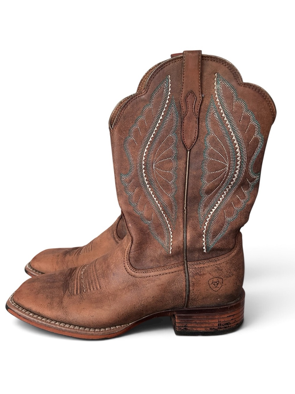 Ariat Primetime Tack Room Brown Western Boots 10034163 Size 8.5B